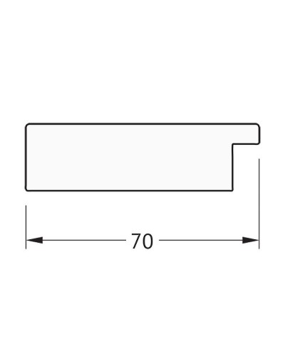 Зеркало Evoform Definite 116х66 BY 3210 в багетной раме - Соты медь 70 мм