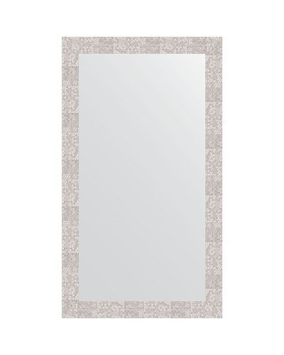 Зеркало Evoform Definite 116х66 BY 3211 в багетной раме - Соты алюминий 70 мм