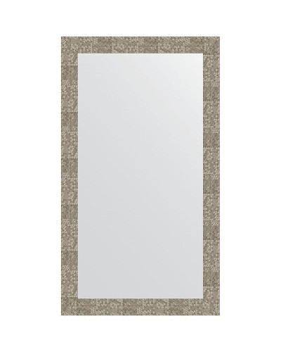 Зеркало Evoform Definite 116х66 BY 3212 в багетной раме - Соты титан 70 мм