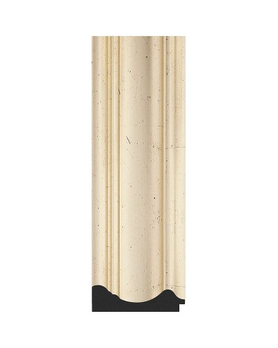 Зеркало Evoform Definite 122х72 BY 3220 в багетной раме - Травленое серебро 99 мм