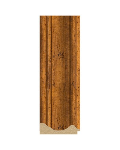 Зеркало Evoform Definite 122х72 BY 3221 в багетной раме - Травленая бронза 99 мм