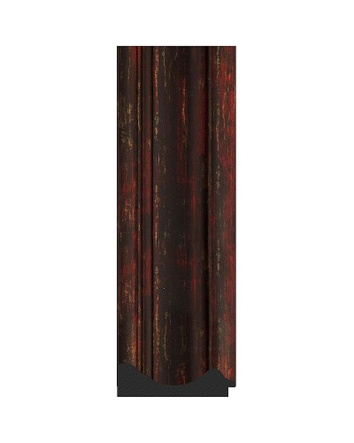 Зеркало Evoform Definite 122х72 BY 3222 в багетной раме - Темный прованс 99 мм