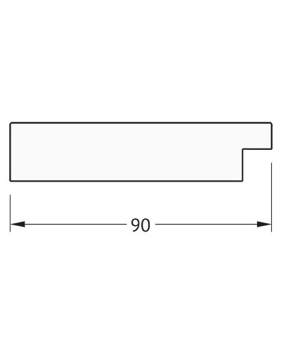 Зеркало Evoform Definite 120х70 BY 3218 в багетной раме - Алюминий 90 мм