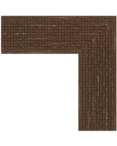 Зеркало Evoform Definite 106х56 BY 3081 в багетной раме - Мозаика античная медь 70 мм