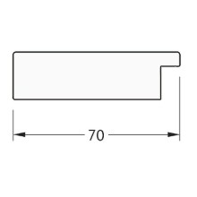 Зеркало Evoform Definite 106х56 BY 3083 в багетной раме - Соты алюминий 70 мм