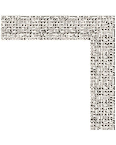 Зеркало Evoform Definite 101х51 BY 3068 в багетной раме - Мозаика хром 46 мм