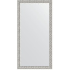 Зеркало Evoform Definite 101х51 BY 3070 в багетной раме - Волна алюминий 46 мм