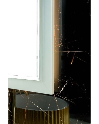 Зеркало Boheme Armadi Art Lucido 70 567-W с подсветкой Жемчужное Белое