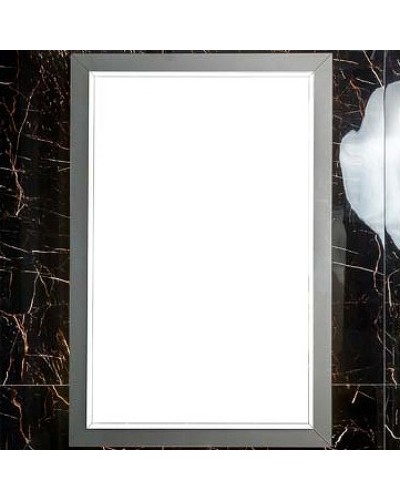 Зеркало Boheme Armadi Art Lucido 70 567-GR с подсветкой Графит глянцевое