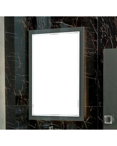 Зеркало Boheme Armadi Art Lucido 70 567-GR с подсветкой Графит глянцевое