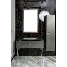 Зеркало Boheme Armadi Art Lucido 70 567-GR с подсветкой Графит глянцевое