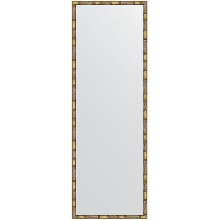 Зеркало Evoform Definite 137х47 BY 0712 в багетной раме - Золотой бамбук 24 мм