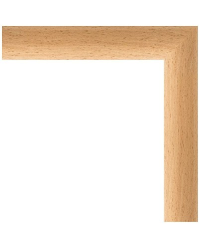 Зеркало Evoform Definite 140х50 BY 0714 в багетной раме - Бук 37 мм