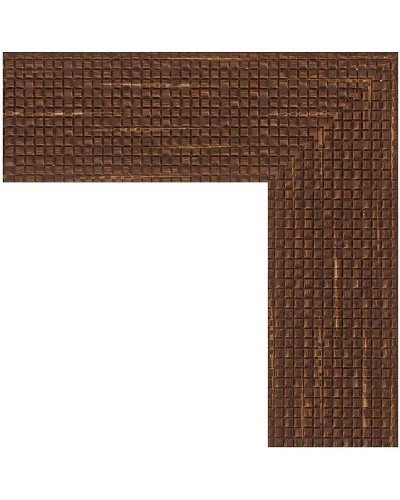 Зеркало Evoform Definite 136х76 BY 3305 в багетной раме - Мозаика античная медь 70 мм