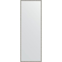 Зеркало Evoform Definite 138х48 BY 0708 в багетной раме - Витое серебро 28 мм