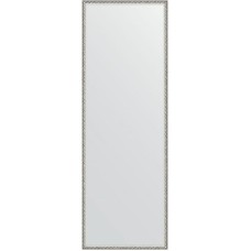 Зеркало Evoform Definite 138х48 BY 0708 в багетной раме - Витое серебро 28 мм