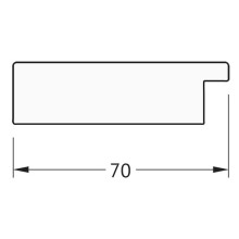 Зеркало Evoform Definite 136х76 BY 3306 в багетной раме - Соты медь 70 мм