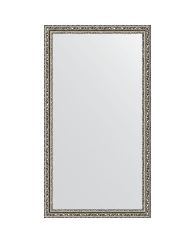 Зеркало Evoform Definite 134х74 BY 3296 в багетной раме - Виньетка состаренное серебро 56 мм