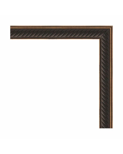 Зеркало Evoform Definite 108х58 BY 0727 в багетной раме - Витой махагон 28 мм