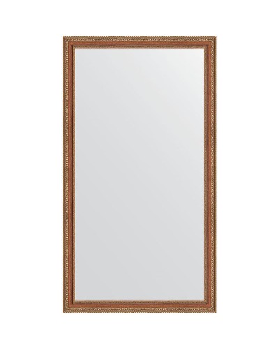 Зеркало Evoform Definite 135х75 BY 3299 в багетной раме - Бронзовые бусы на дереве 60 мм