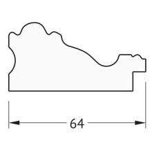 Зеркало Evoform Definite 135х75 BY 3303 в багетной раме - Версаль бронза 64 мм