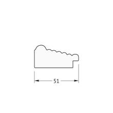 Зеркало Evoform Definite 113х63 BY 1085 в багетной раме - Слоновая кость 51 мм