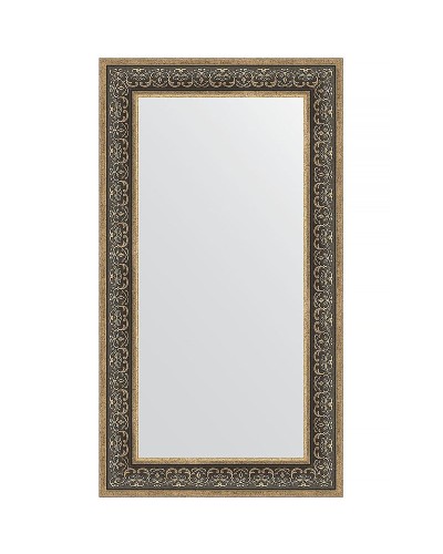 Зеркало Evoform Definite 113х63 BY 3096 в багетной раме - Вензель серебряный 101 мм