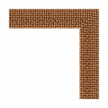 Зеркало Evoform Definite 111х61 BY 3195 в багетной раме - Мозаика медь 46 мм