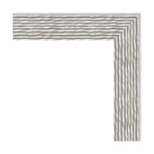 Зеркало Evoform Definite 111х61 BY 3198 в багетной раме - Волна алюминий 46 мм