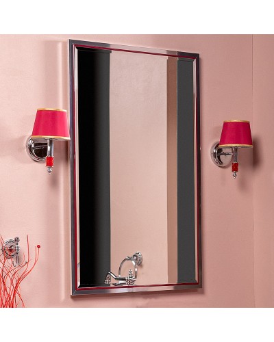 Зеркало Boheme Armadi Art Monaco 70 566-RCR с подсветкой Бордо Хром