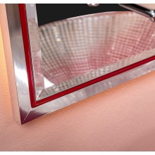 Зеркало Boheme Armadi Art Monaco 70 566-RCR с подсветкой Бордо Хром