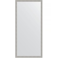Зеркало Evoform Definite 151х71 BY 3326 в багетной раме - Волна алюминий 46 мм
