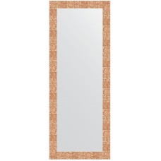 Зеркало Evoform Definite 146х56 BY 3114 в багетной раме - Соты медь 70 мм