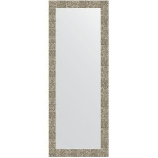 Зеркало Evoform Definite 146х56 BY 3116 в багетной раме - Соты титан 70 мм