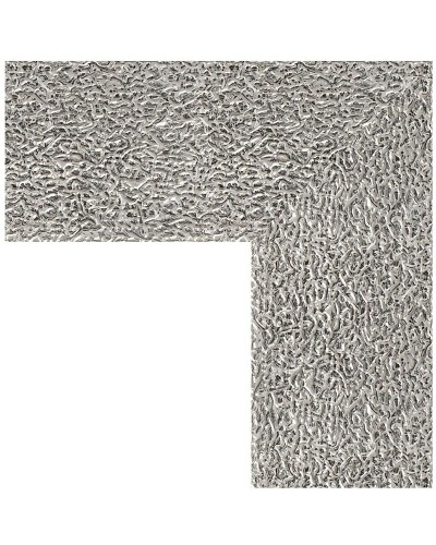 Зеркало Evoform Definite 150х60 BY 3119 в багетной раме - Чеканка серебряная 90 мм