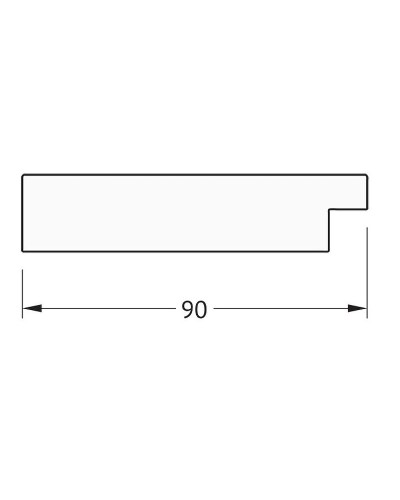 Зеркало Evoform Definite 150х60 BY 3121 в багетной раме - Волна хром 90 мм