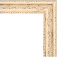 Зеркало Evoform Definite 143х53 BY 1070 в багетной раме - Слоновая кость 51 мм