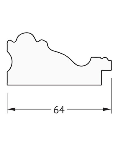 Зеркало Evoform Definite 145х55 BY 3111 в багетной раме - Версаль бронза 64 мм
