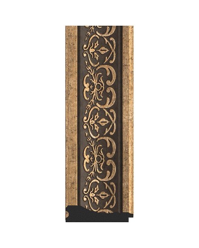 Зеркало Evoform Definite 143х83 BY 3320 в багетной раме - Вензель серебряный 101 мм