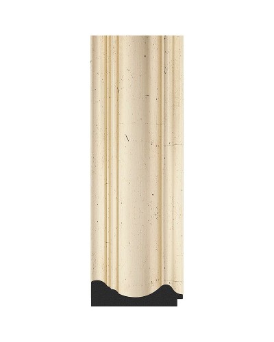 Зеркало Evoform Definite 142х82 BY 3316 в багетной раме - Травленое серебро 99 мм