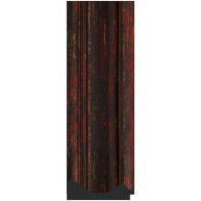 Зеркало Evoform Definite 142х82 BY 3318 в багетной раме - Темный прованс 99 мм