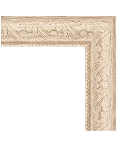 Зеркало Evoform Definite 50х40 BY 1348 в багетной раме - Беленый дуб 57 мм