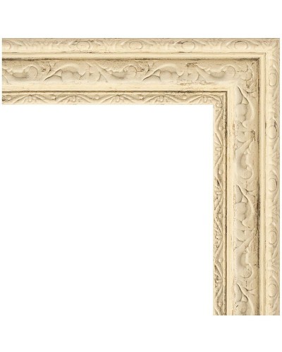 Зеркало Evoform Definite 49х39 BY 1347 в багетной раме - Слоновая кость 51 мм