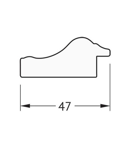 Зеркало Evoform Definite 48х38 BY 1345 в багетной раме - Сусальное золото 47 мм