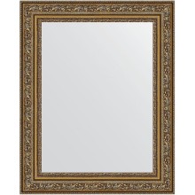 Зеркало Evoform Definite 50х40 BY 3007 в багетной раме - Виньетка состаренное золото 56 мм
