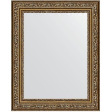 Зеркало Evoform Definite 50х40 BY 3007 в багетной раме - Виньетка состаренное золото 56 мм