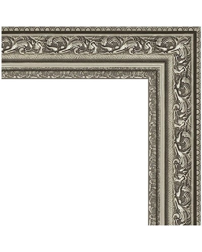 Зеркало Evoform Definite 50х40 BY 3008 в багетной раме - Виньетка состаренное серебро 56 мм