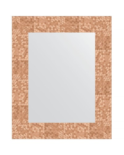 Зеркало Evoform Definite 53х43 BY 3018 в багетной раме - Соты медь 70 мм