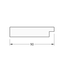 Зеркало Evoform Definite 56х46 BY 3026 в багетной раме - Алюминий 90 мм