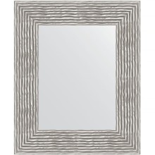 Зеркало Evoform Definite 56х46 BY 3025 в багетной раме - Волна хром 90 мм